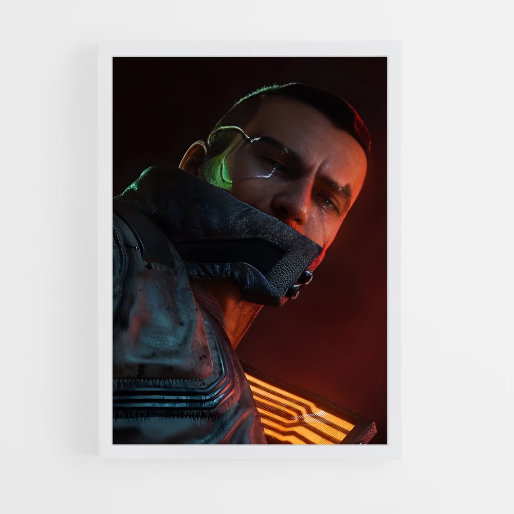 Poster Cyber Noir – affiche Cyberpunk (vue 3)